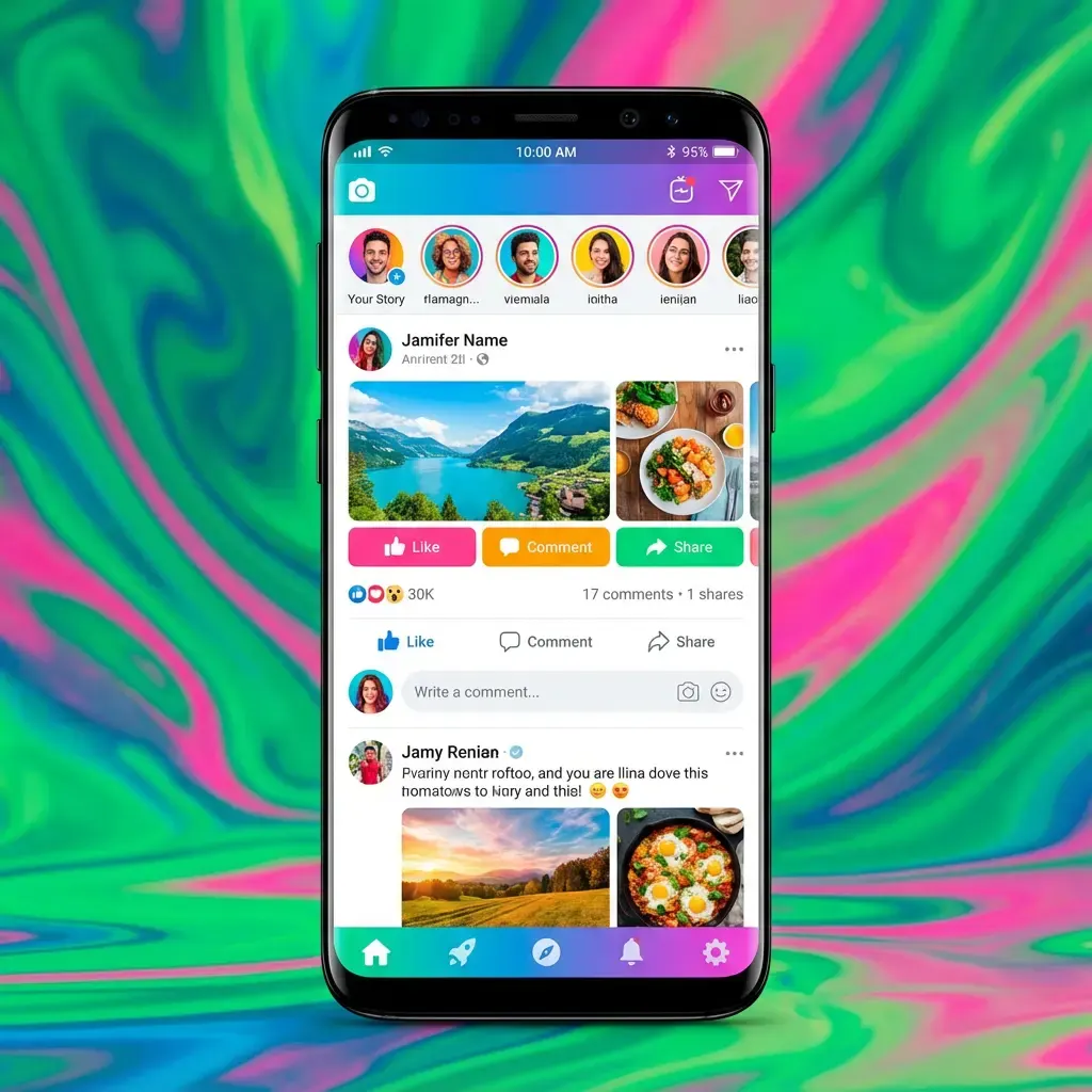 黑色手机 社交app new